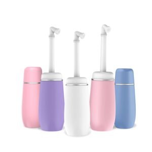 Bidet Portable pour l'hygiène intime - Bidet de voyage - Avec Buse rétractable et Sac de rangement - 400 ml - Taharat