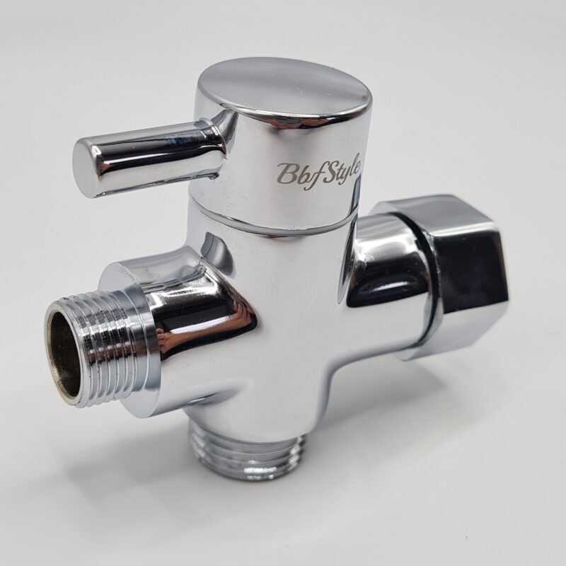 Vanne 3 voies 3/8"- 12x17 - Aux Standards Français - En Laiton Massif -