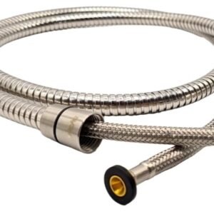 Flexible de douche Universel - intérieur du flexible en Tuyau tressé - Anti-explosion - Anti-torsion - Diamètre raccords 1/2" - Longueur 150 cm